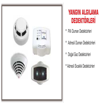 YANGIN ALGILAMA DEDEKTÖRLERİ